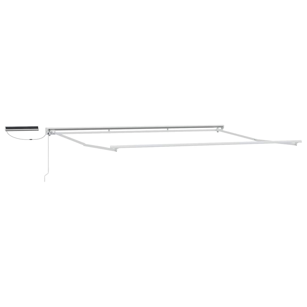 Toldo Retráctil Eléctrico Azul y 4,5 x 3 m