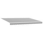Toldo Retráctil Eléctrico Antracita y Blanco 5 x 3 m