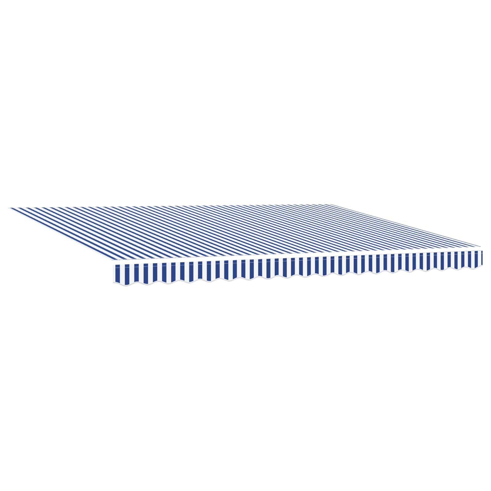 Toldo Retráctil Eléctrico Azul y 5 x 3,5 m