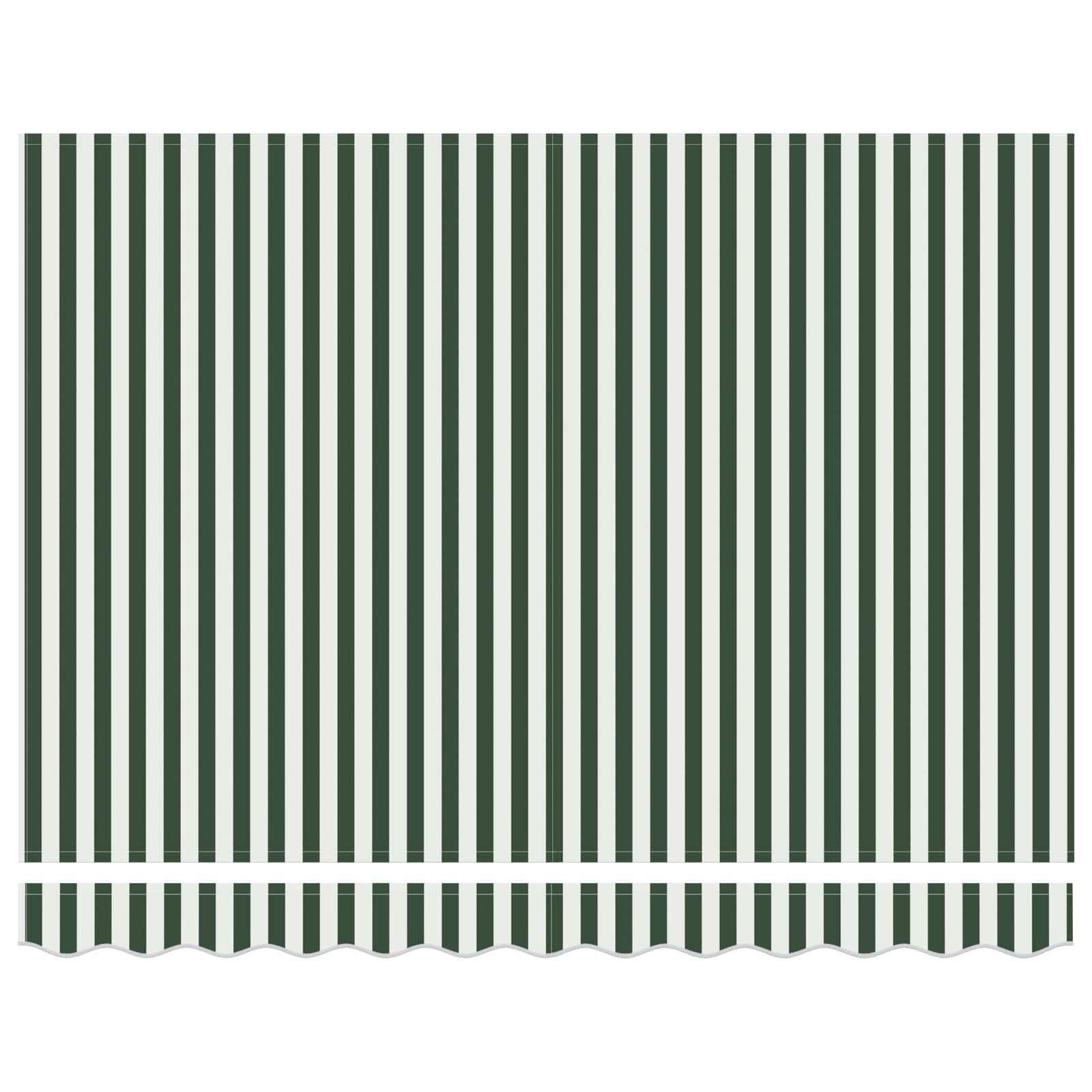 Toldo Retráctil Eléctrico Verde, Blanco, Antracita 3,5 x 2 m