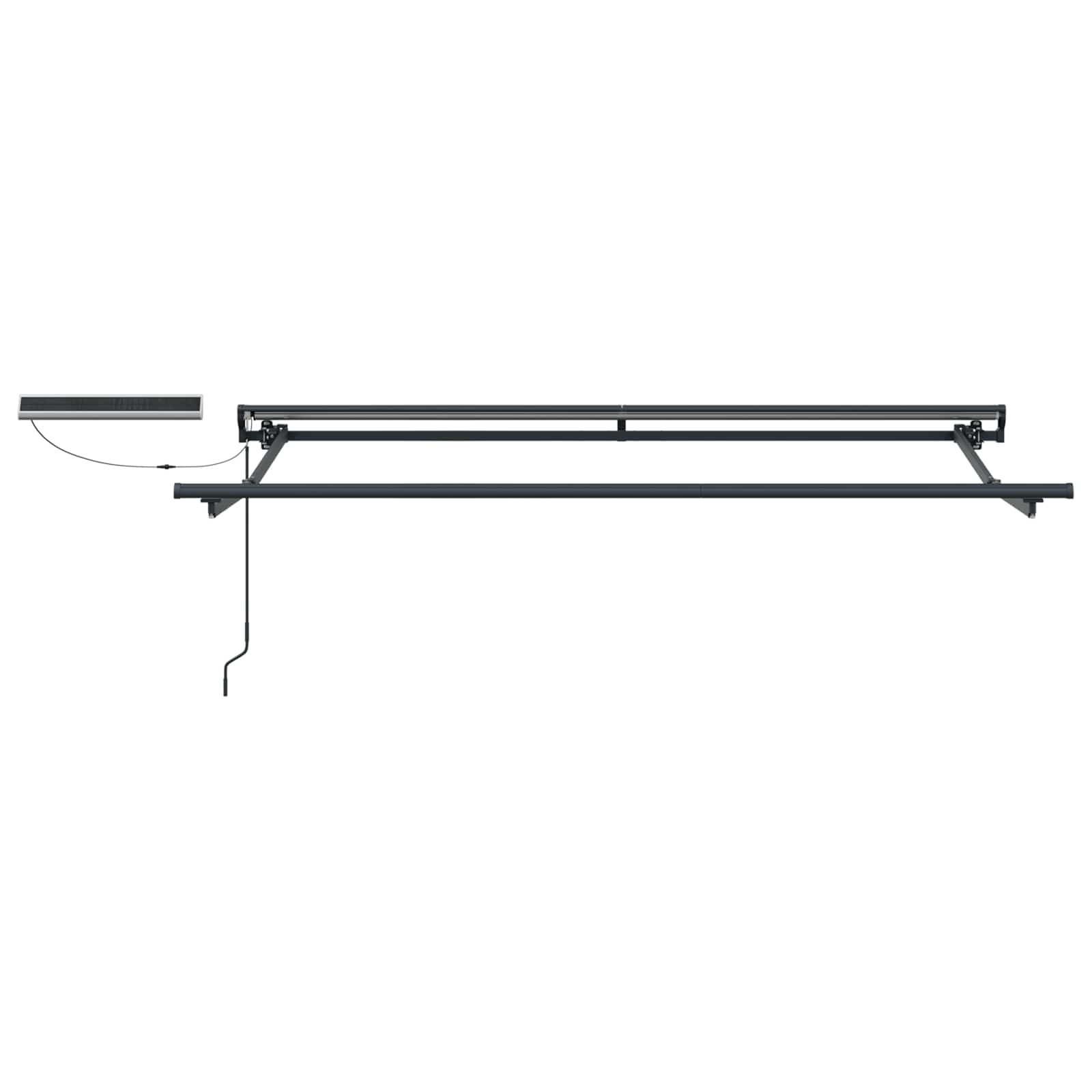 Toldo Retráctil Eléctrico Beige y Antracita 3,5 x 2,5 m