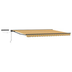 Toldo Retráctil Eléctrico Amarillo, Gris, Antracita 4 x 3 m