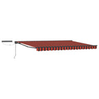 Toldo Retráctil Eléctrico Naranja, Negro, Antracita 4 x 3,5 m