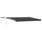 Toldo Retráctil Eléctrico Antracita 5 x 3,5 m
