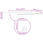 Toldo Retráctil Eléctrico Naranja, Negro, Antracita 5 x 3,5 m