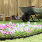 Black Lawn Edging 3000 x 4 x 5 cm Plastic