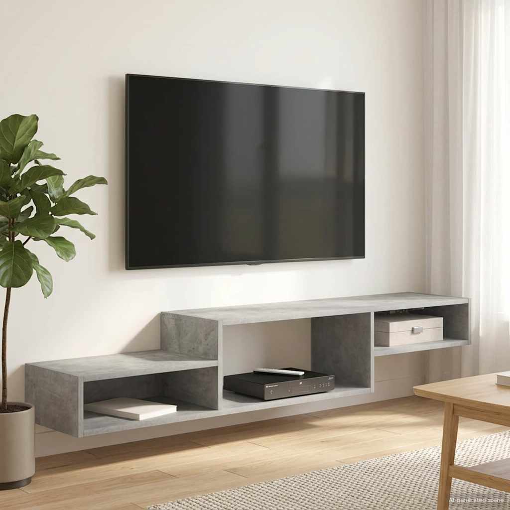 Mueble de TV Montado en la Pared Montada en la pared