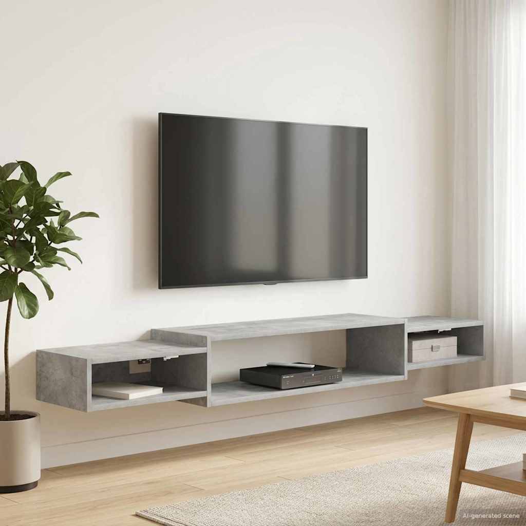Mueble de TV Montado en la Pared Montada en la pared