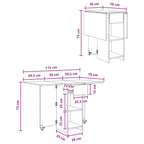 Mesa de comedor 115 x 70 x 75 cm Madera de ingeniería