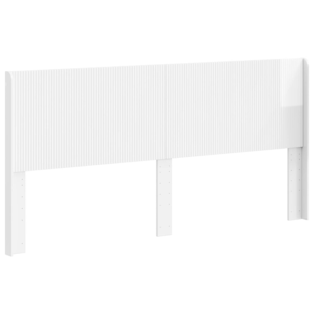 Cabecero Blanco Brillante Madera de ingeniería