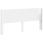 Cabecero Blanco Brillante Madera de ingeniería