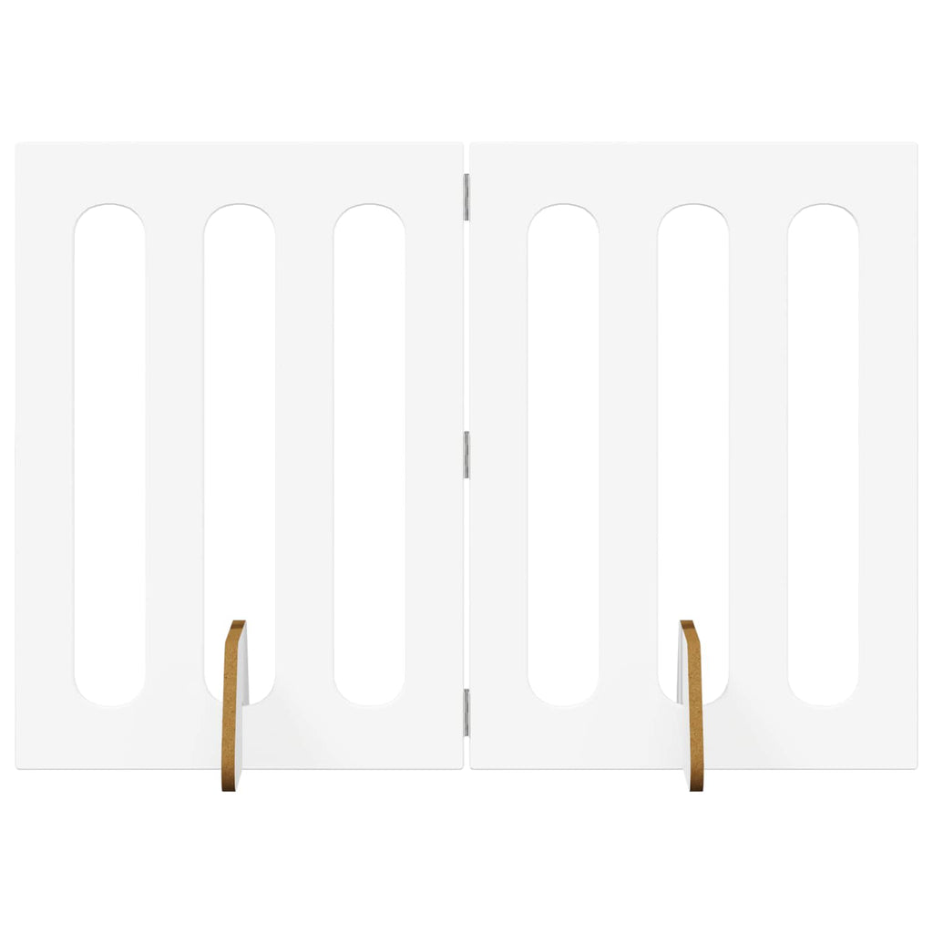 Valla plegable para mascotas 2 pcs 100,5 x 38 x 70 cm