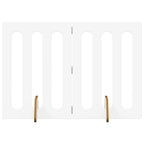 Valla plegable para mascotas 2 pcs 100,5 x 38 x 70 cm