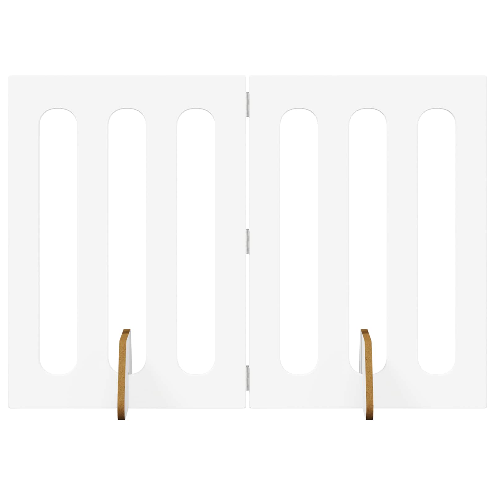 Valla plegable para mascotas 2 pcs 100,5 x 38 x 70 cm