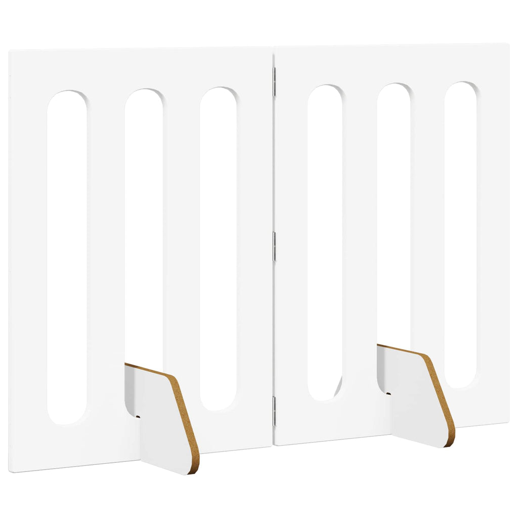 Valla plegable para mascotas 2 pcs 100,5 x 38 x 70 cm