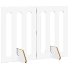 Valla plegable para mascotas 2 pcs 100,5 x 38 x 70 cm