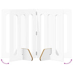 Valla plegable para mascotas 2 pcs 100,5 x 38 x 70 cm