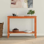 Mesa Consola Marrón Cera 110 x 40 x 80 cm Pino macizo
