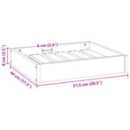 Cama para perro Marrón cera 51,5 x 44 x 9 cm
