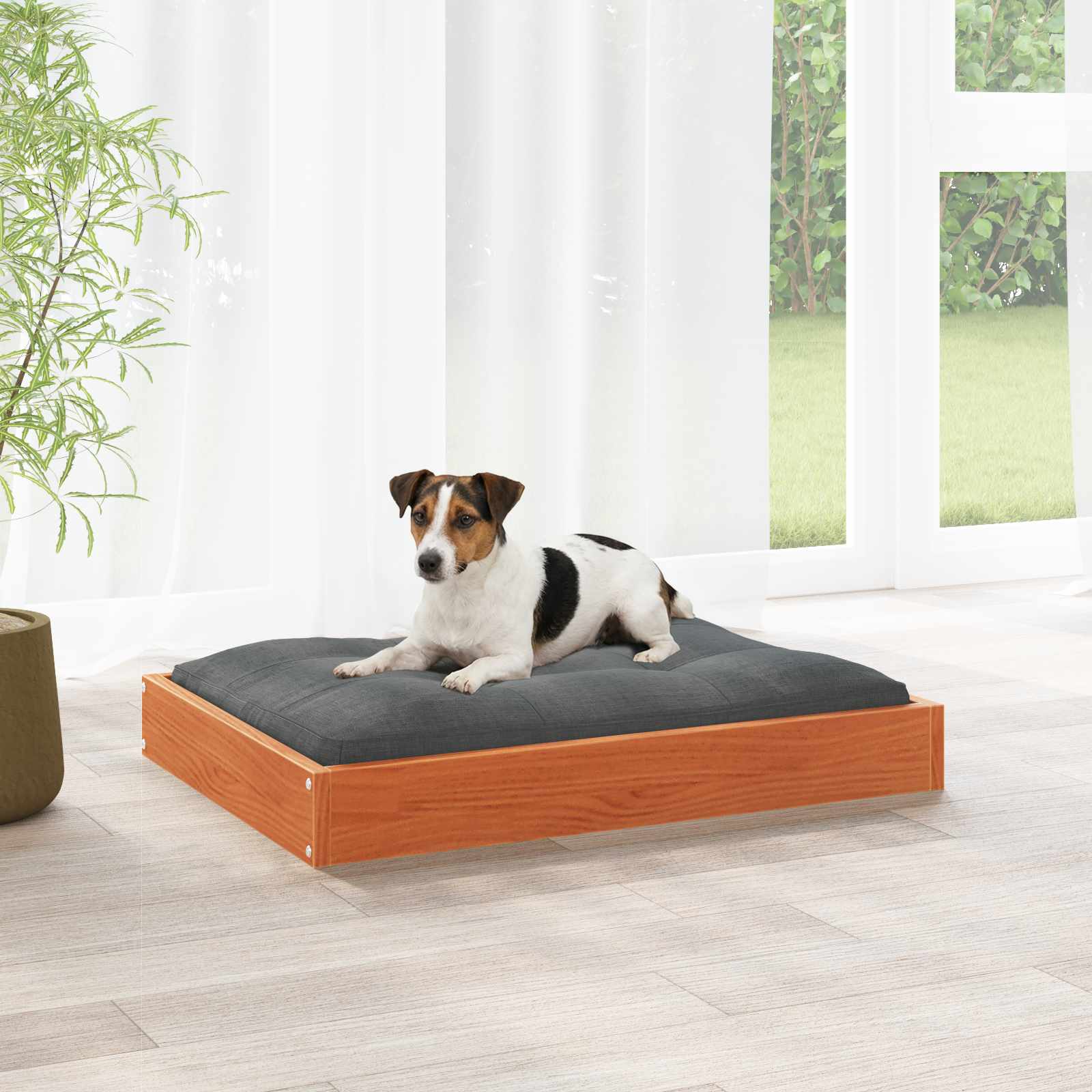Cama para perro Marrón cera 51,5 x 44 x 9 cm