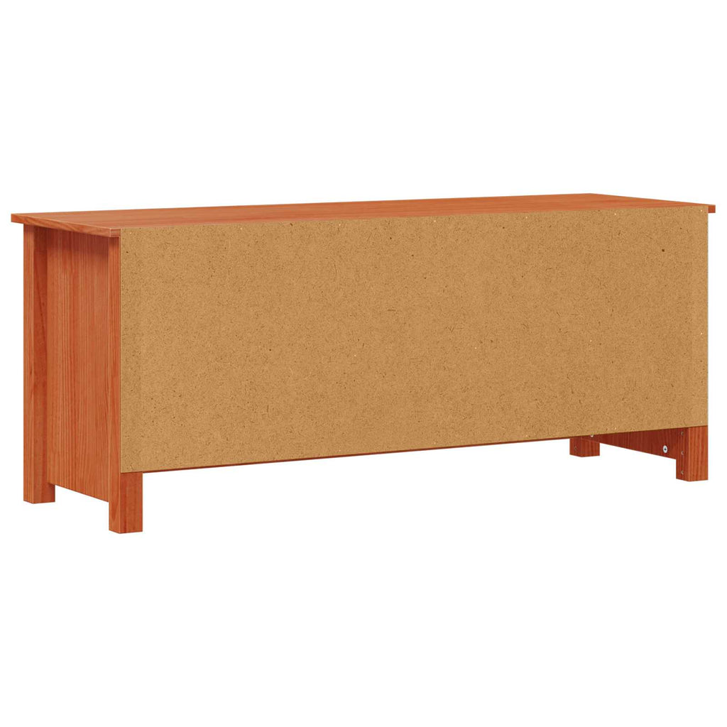 Armario Zapatero Marrón Cera 110 x 38 x 45,5 cm Pino macizo