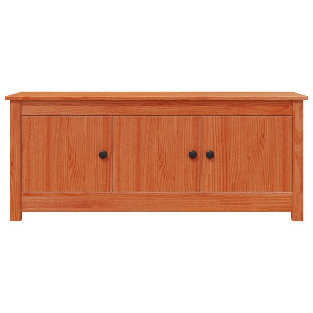 Armario Zapatero Marrón Cera 110 x 38 x 45,5 cm Pino macizo
