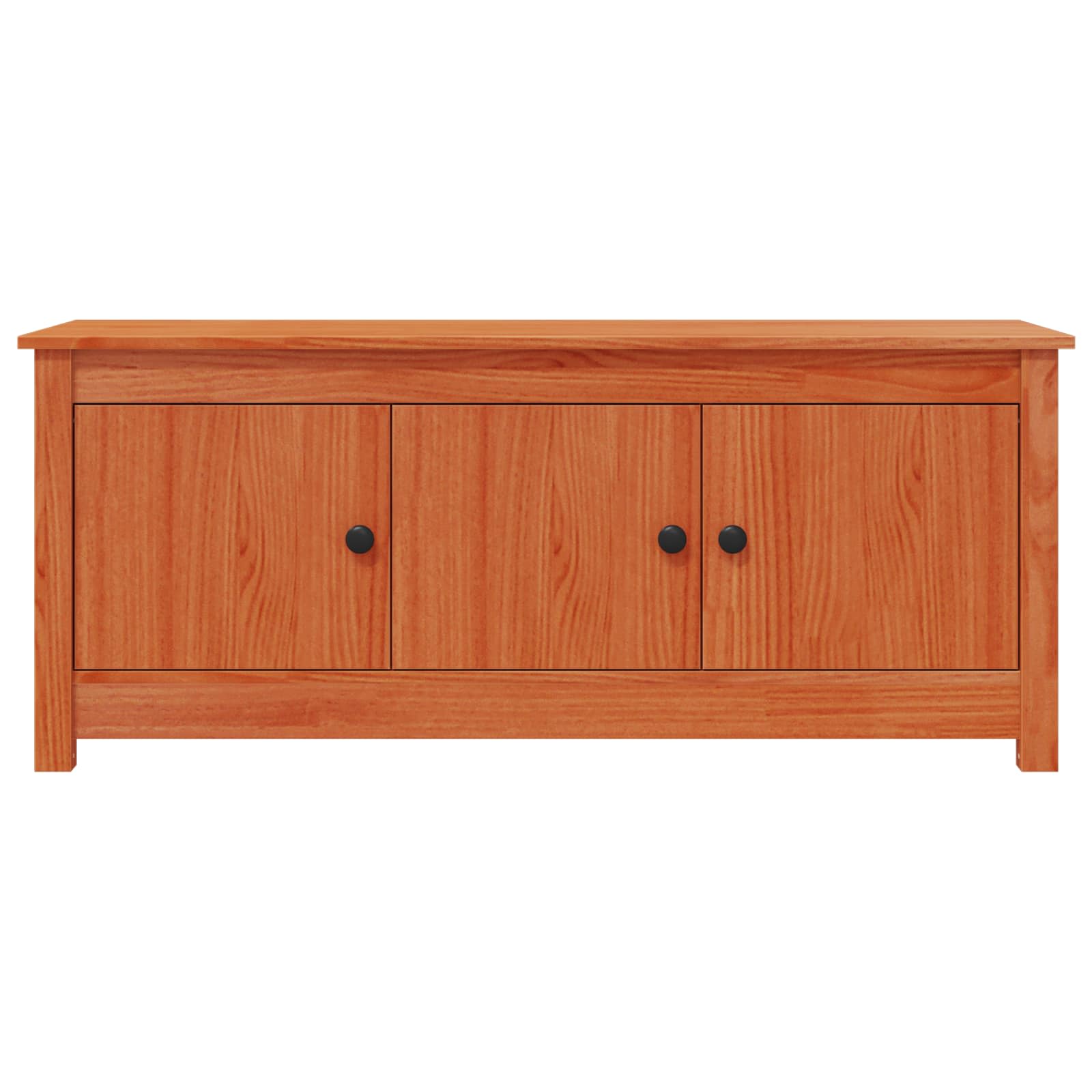 Armario Zapatero Marrón Cera 110 x 38 x 45,5 cm Pino macizo