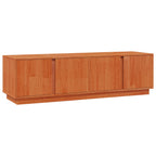 Mueble de TV Marrón Cera 140 x 40 x 40 cm Pino macizo