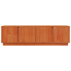 Mueble de TV Marrón Cera 140 x 40 x 40 cm Pino macizo