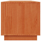 Mueble de TV Marrón Cera 140 x 40 x 40 cm Pino macizo