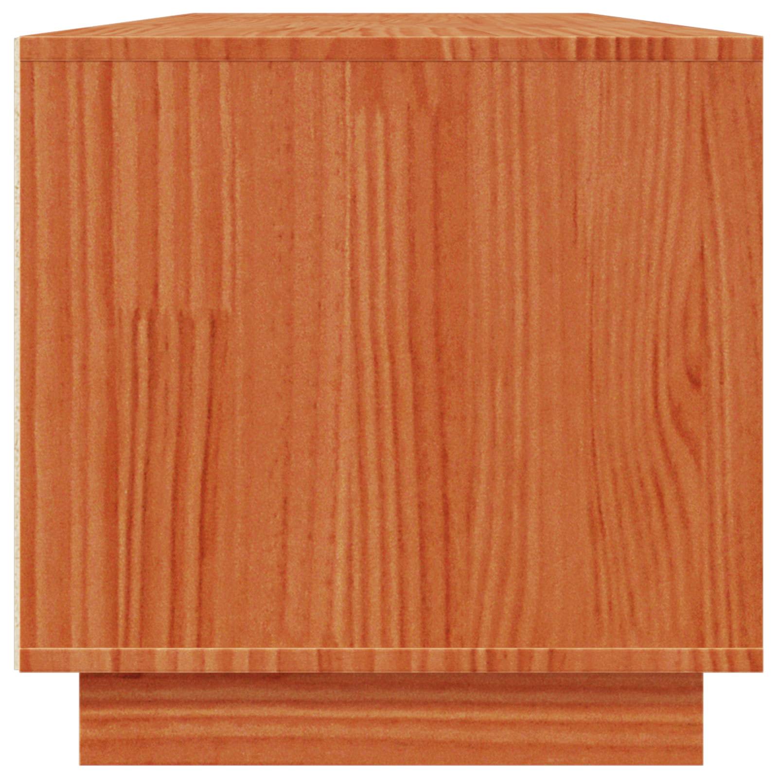 Mueble de TV Marrón Cera 140 x 40 x 40 cm Pino macizo
