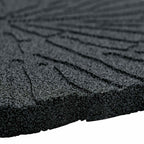 Piedra decorativa 6 pcs Negro Ø 45 x 1,8 cm Goma