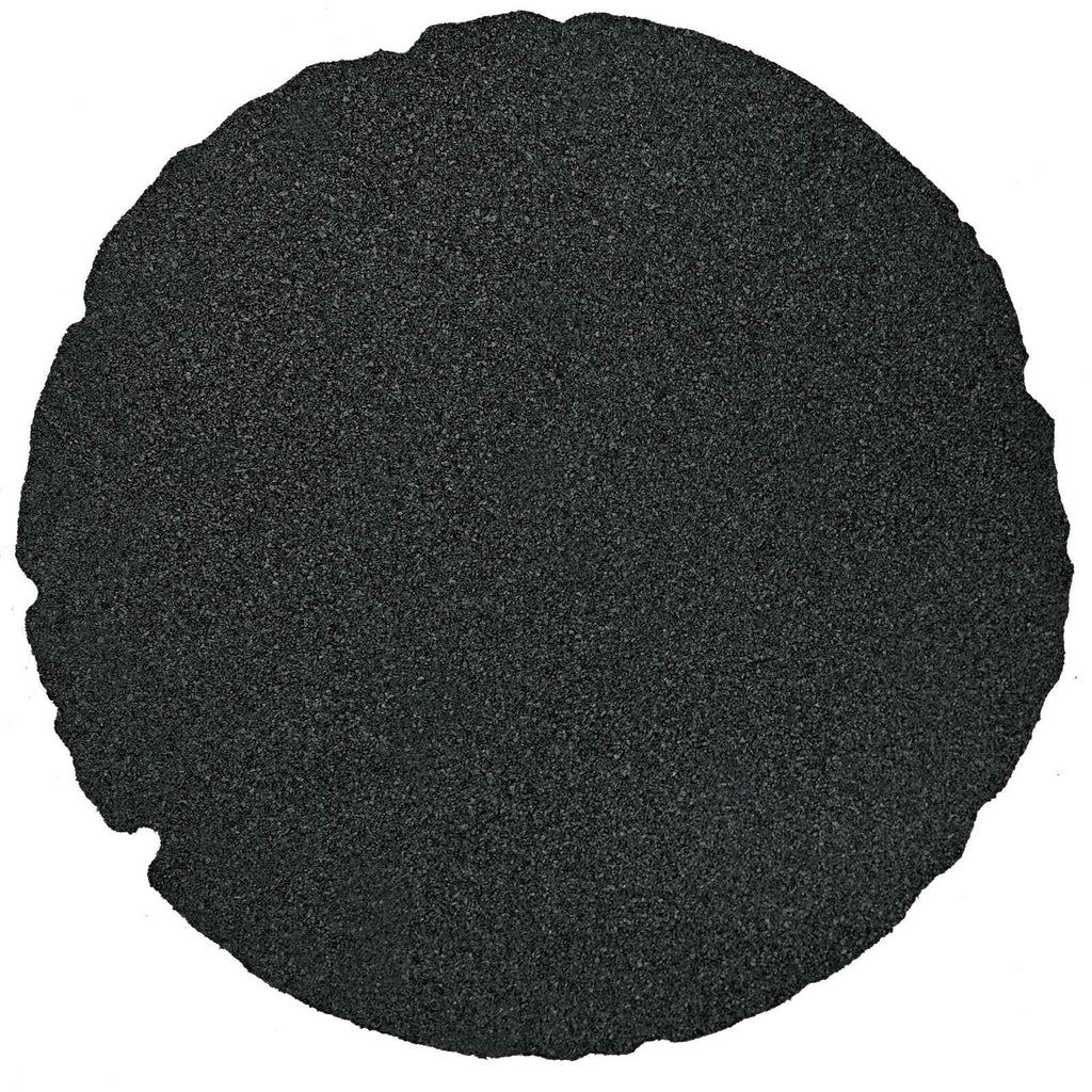 Piedra decorativa 6 pcs Negro Ø 45 x 1,8 cm Goma