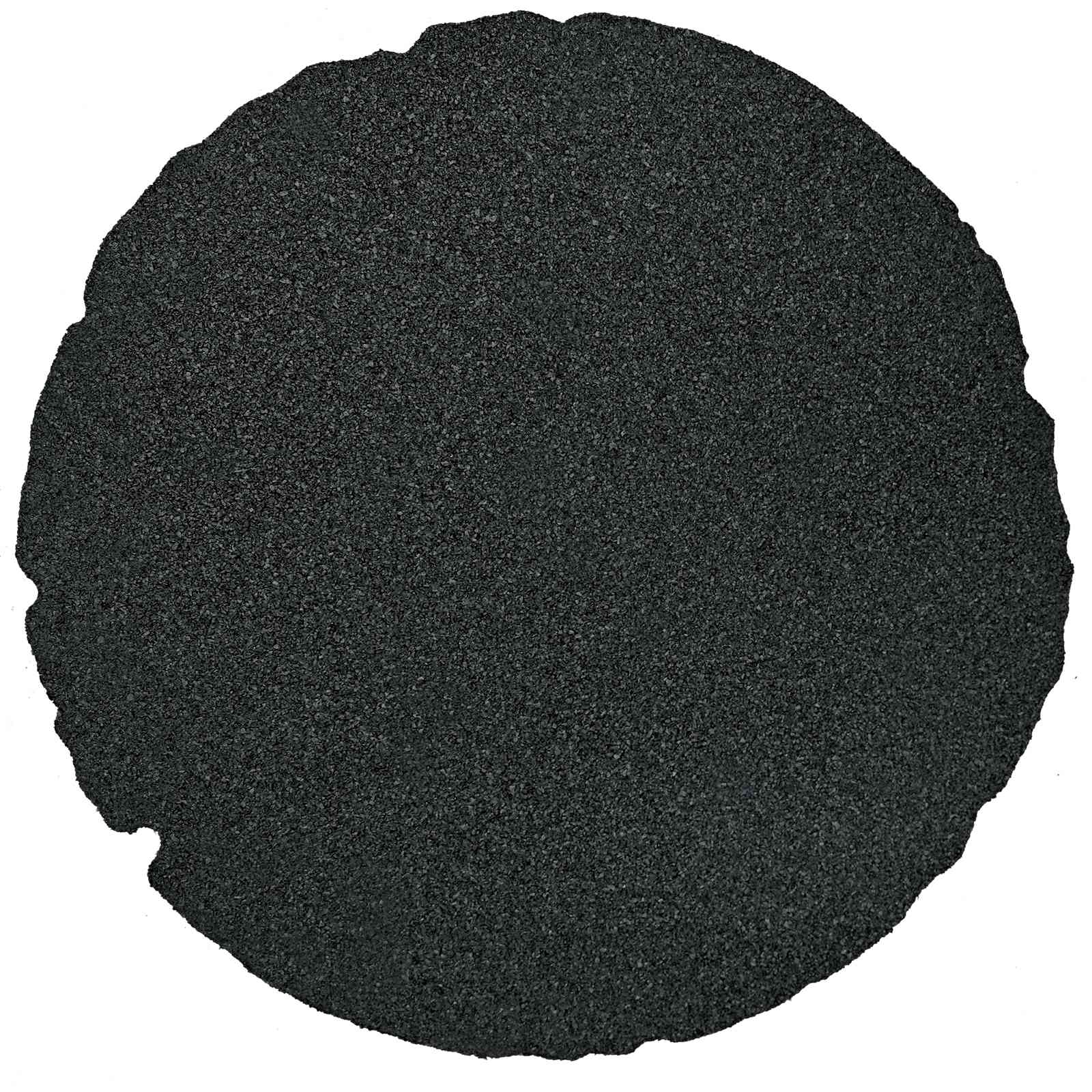 Piedra decorativa 6 pcs Negro Ø 45 x 1,8 cm Goma
