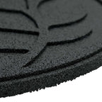 Piedra decorativa 6 pcs Negro Ø 44 x 2 cm Goma