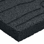 Piedra decorativa 6 pcs Negro 60,5 x 25 x 2 cm Goma