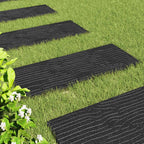 Piedra decorativa 6 pcs Negro 60,5 x 25 x 2 cm Goma