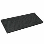 Piedra decorativa 6 pcs Negro 60,5 x 25 x 2 cm Goma