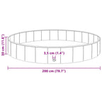 Piscina para Perros Azul Ø200 x 30 cm PVC Grueso