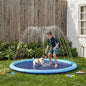 Alfombra de salpicaduras para niños y perros Azul Ø150 x 10 cm