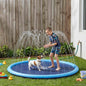 Alfombra de salpicaduras para niños y perros Azul Ø150 x 10 cm