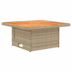 Juegos de muebles 4 pcs Beige y Crema Ratán sintético