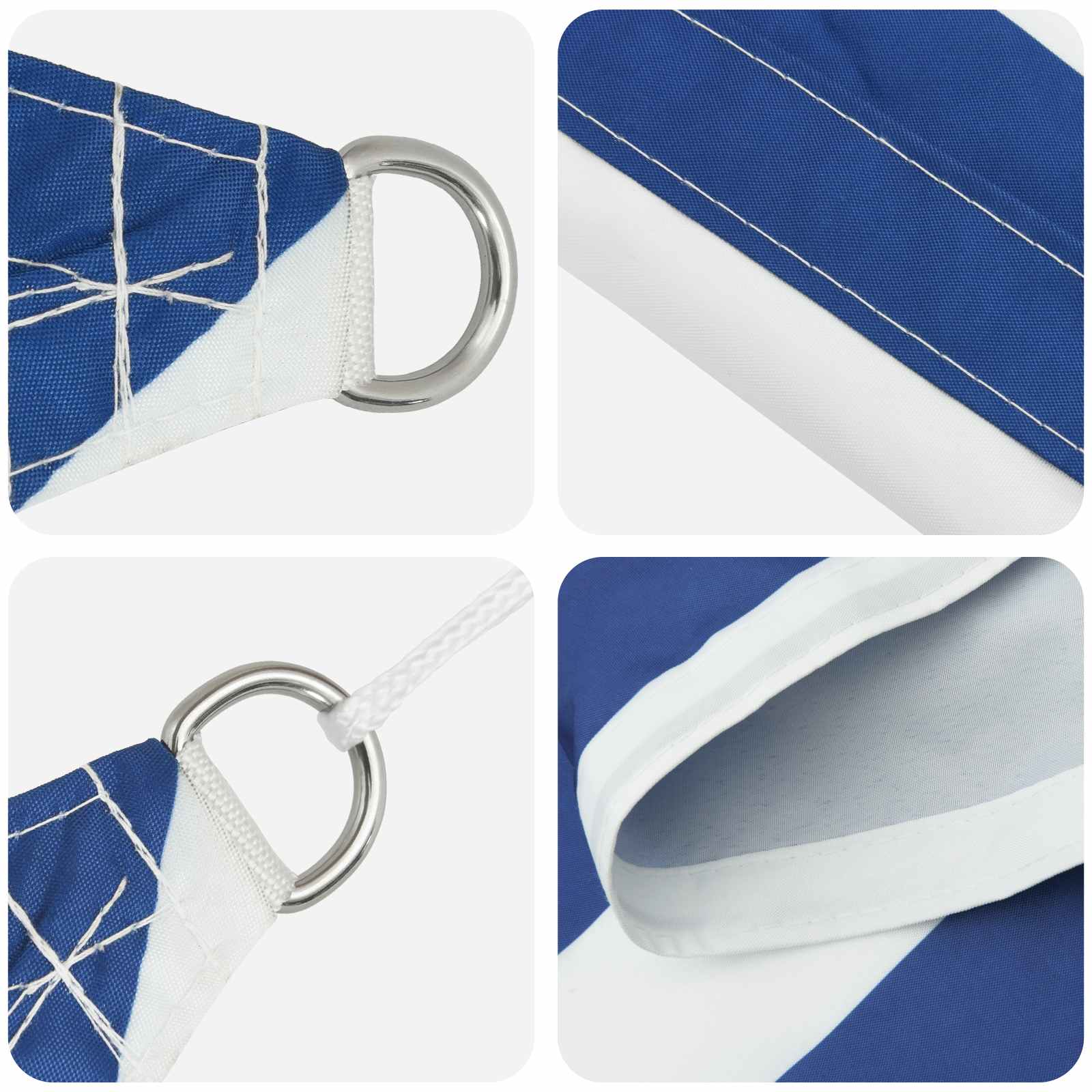 Toldo Vela de Sombra 3,5 x 2,5 m 100% Poliéster Oxford