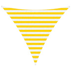Toldo Vela de Sombra Amarillo y blanco 2 x 2 x 2 m