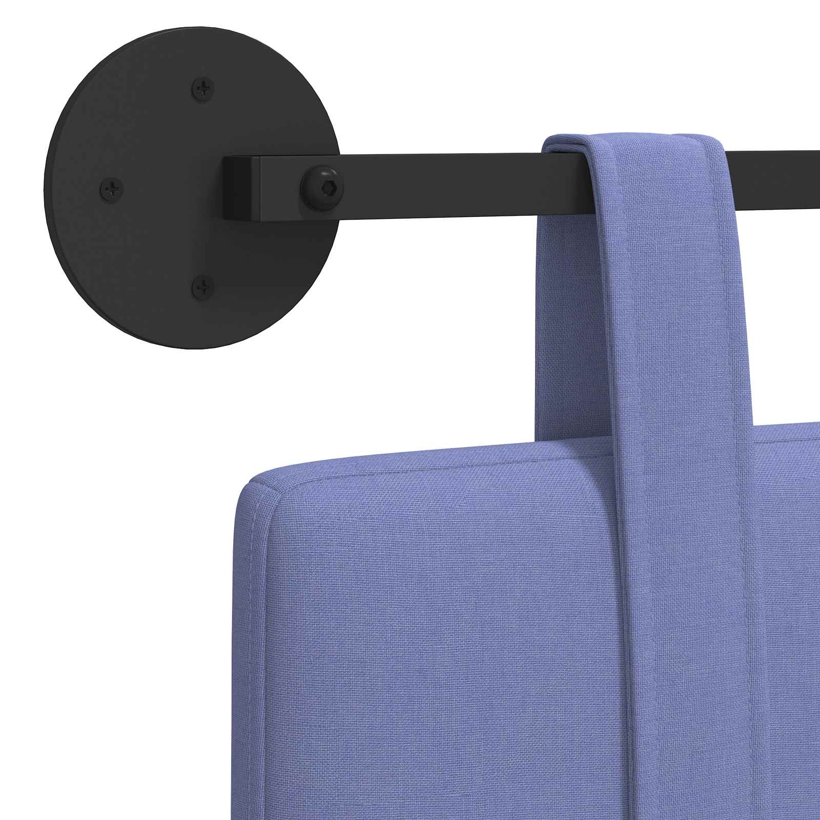 Cabecero colgante Azul jeans Tela