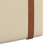 Cabecero colgante Crema PU antiguo