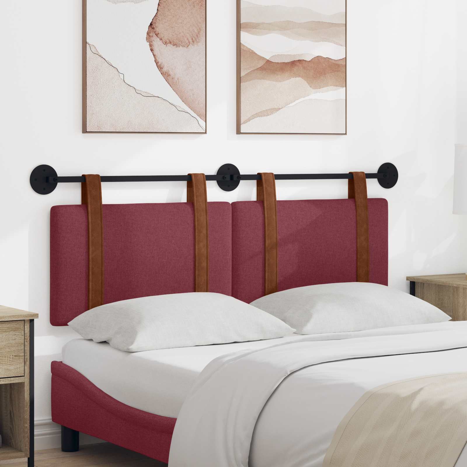 Cabecera Colgante Liso 150 x 55 x 5 cm PU antiguo