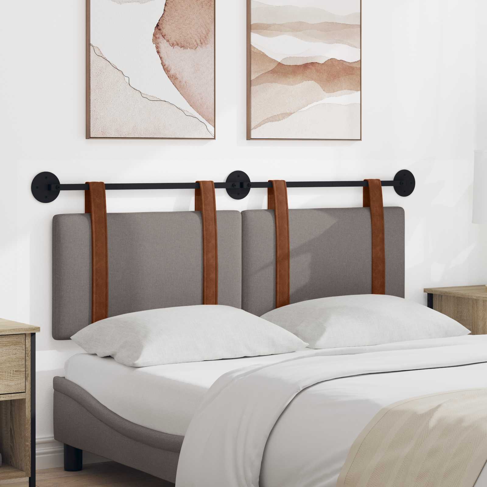 Cabecera Colgante Liso 150 x 55 x 5 cm PU antiguo