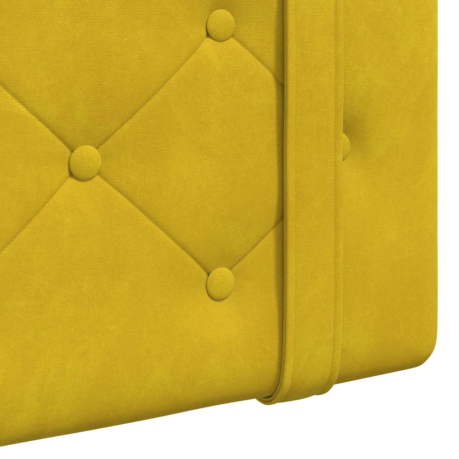 Cabecero colgante Amarillo Terciopelo