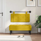 Cabecero colgante Amarillo Terciopelo